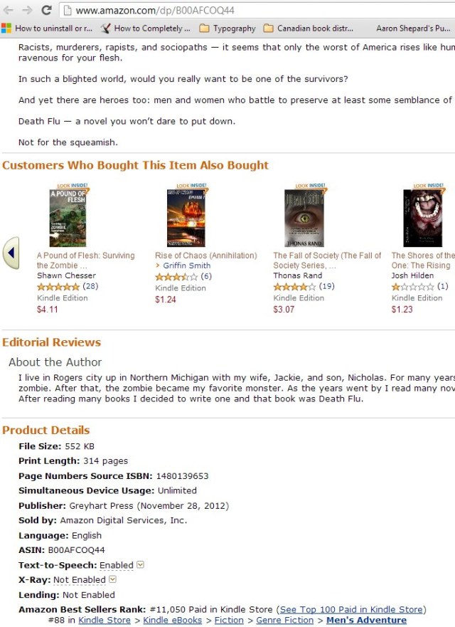 zombie bestseller